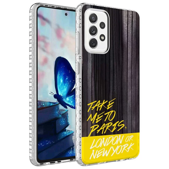 Smcase Samsung Galaxy A33 5G Kılıf Desenli Elegans Serisi Silikon ürün görseli 1
