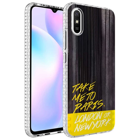 Smcase Xiaomi Redmi 9A Kılıf Desenli Elegans Serisi Silikon ürün görseli 1