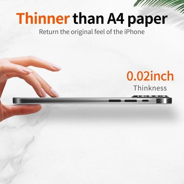 Smcase iPhone 13 Kılıf Vayt Slim PP Silikon - Resim 2