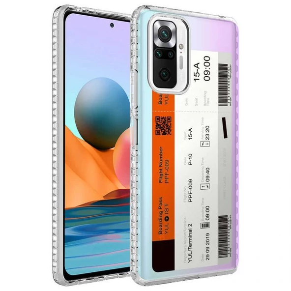 Smcase Xiaomi Poco M5s Kılıf Desenli Elegans Serisi Silikon ürün görseli 1