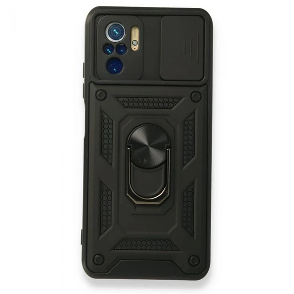 Smcase Xiaomi Poco M5s Kılıf Kamera Korumalı Yüzüklü Tank Pars Silikon ürün görseli 1