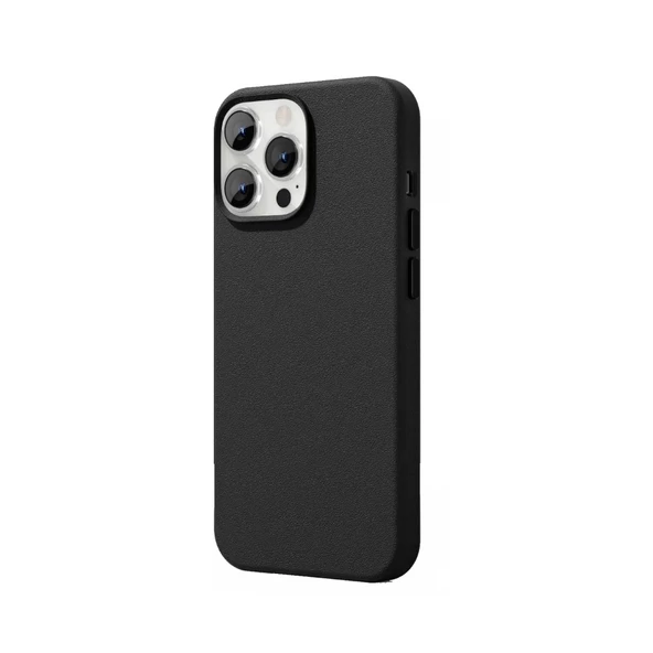 Smcase iPhone 14 Pro Kılıf Alphines Wiriless Destekli Suni Deri Kapak ürün görseli 1