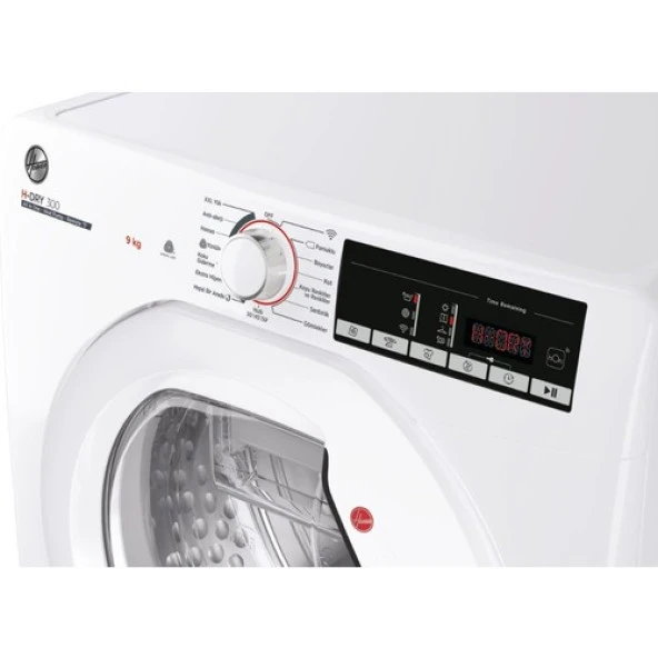 Hoover HLEH9A2TE-17 9 Kg Wi-Fi + Bluetooth Bağlantılı Isı Pompalı Kurutma Makinesi - Resim 7