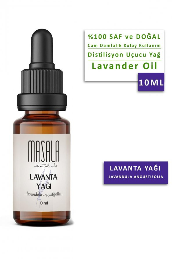 Masala Saf Lavanta Yağı 10 ml. (Lavender Oil) ürün görseli 1