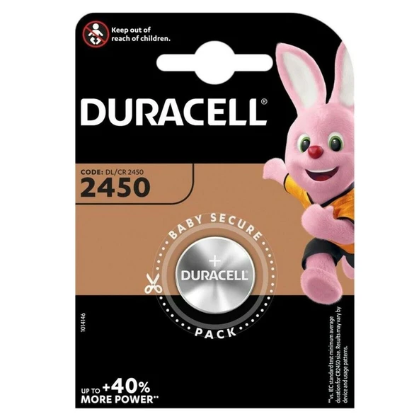 Duracell CR2450 3V Lityum Pil ürün görseli 1