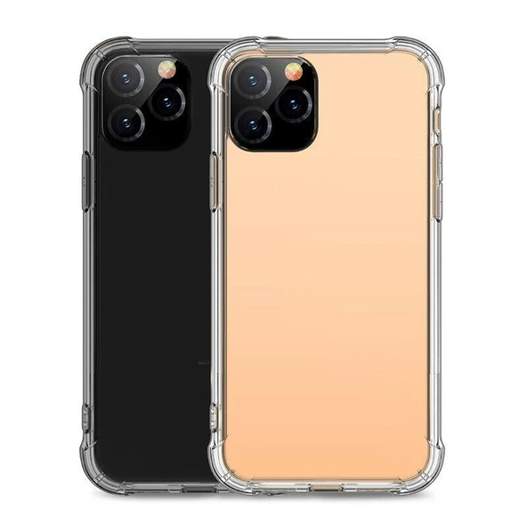 Smcase iPhone 11 Pro Max Kılıf Darbe Dayanıklı Sert Silikon  Tam Kapatan Cam ürün görseli 1