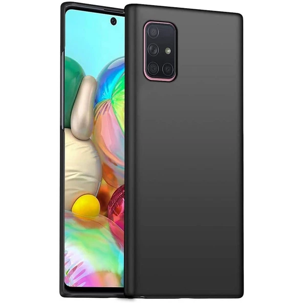 Smcase Samsung Galaxy A51 Kılıf Lüks Mat Silikon  Tam Kapatan Ekran Koruyucu ürün görseli 1