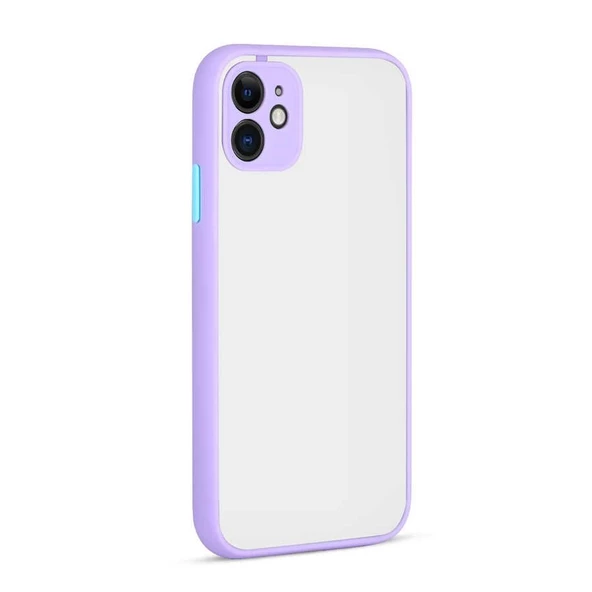 Smcase iPhone 12 Mini Kılıf Hux Kamera Korumalı Silikon - Resim 6