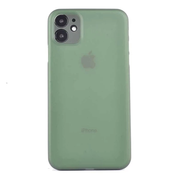 Smcase iPhone 12 Kılıf PP Hayalet Mat Silikon - Resim 2