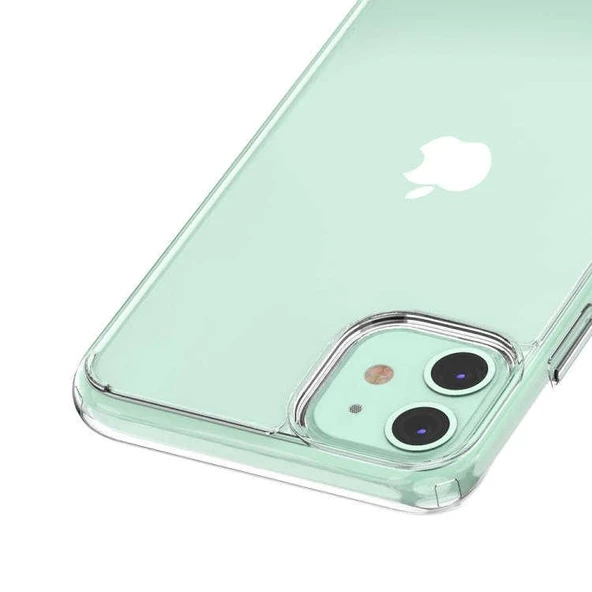 Smcase iPhone 12 Kılıf Coss Sert Hibrit Silikon - Resim 4