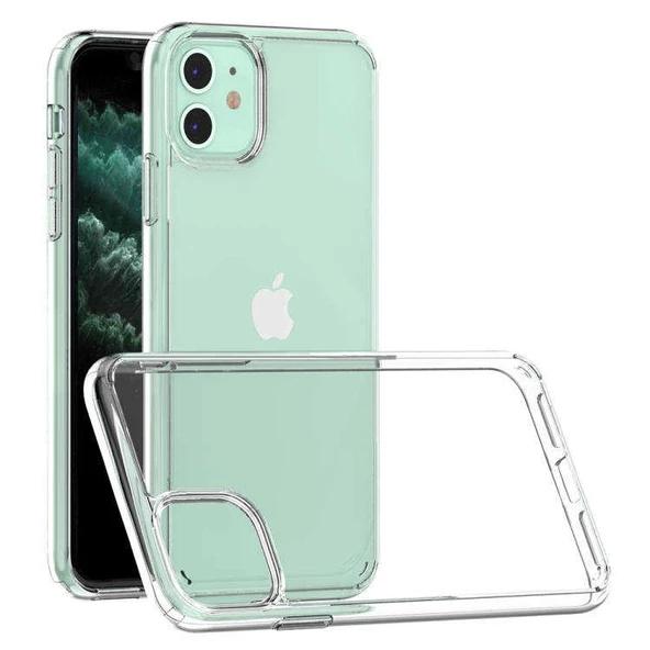 Smcase iPhone 12 Kılıf Coss Sert Hibrit Silikon - Resim 2
