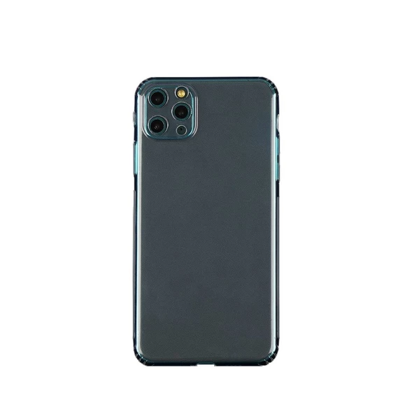 Smcase iPhone 12 Pro Kılıf Kamera Korumalı Anti Şok Silikon  Nano Ekran Koruyucu ürün görseli 1