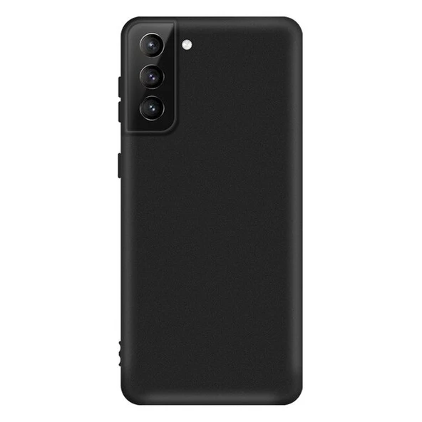Smcase Samsung Galaxy S21 Plus 5G Kılıf Lüks Mat Silikon  Nano Ekran Koruyucu ürün görseli 1
