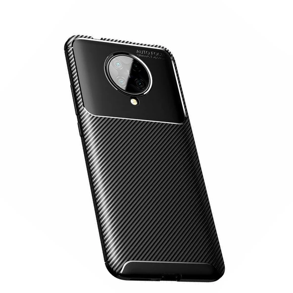 Smcase Xiaomi Redmi K30 Pro Kılıf Ultra Soft Negro Karbon Silikon  Nano Ekran Koruyucu ürün görseli 1