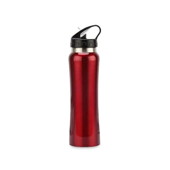 Pipetli Çift Katmanlı Hem Sıcak Hem Soğuk Muhafazalı Termos Sportif Emzikli Matara Suluk 500 ML ürün görseli 1