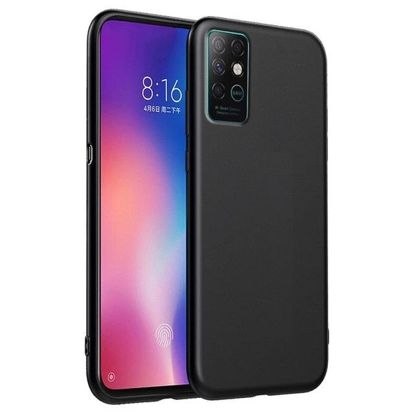 Smcase İnfinix Note 8 Kılıf Lüks Mat Silikon  Nano Ekran Koruyucu ürün görseli 1