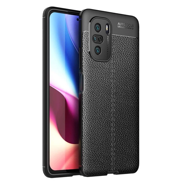 Smcase Xiaomi Redmi K40 Pro Kılıf Deri Dokulu Silikon ürün görseli 1