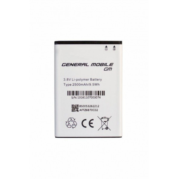 General Mobil Discovery One 4G Gm4 Gm5 Batarya Pil ürün görseli 1