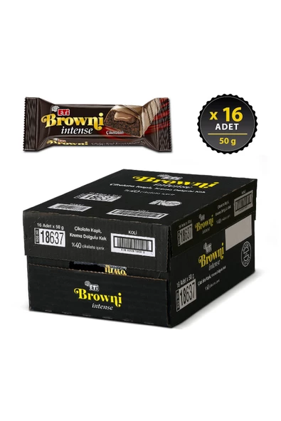 Eti Browni Intense 50 g x 16 Adet - Resim 2