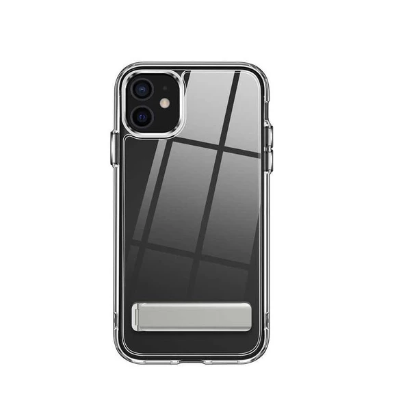 Smcase iPhone 12 Kılıf Hibrid Lstand Kapak Silikon ürün görseli 1