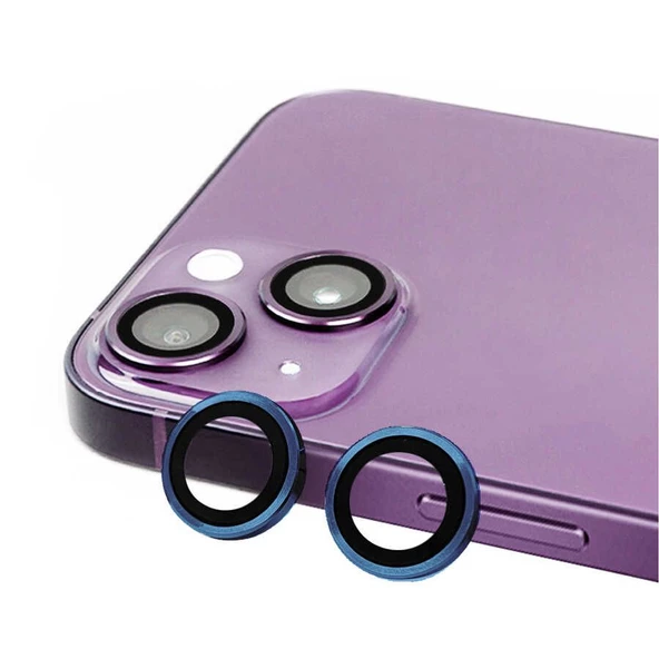 Smcase iPhone 14 CL-07 Kamera Metal Koruyucu - Resim 6