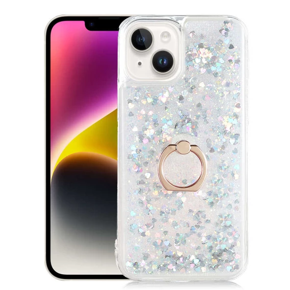 Smcase iPhone 14 Plus Kılıf Milce Yüzüklü Sulu Silikon ürün görseli 1