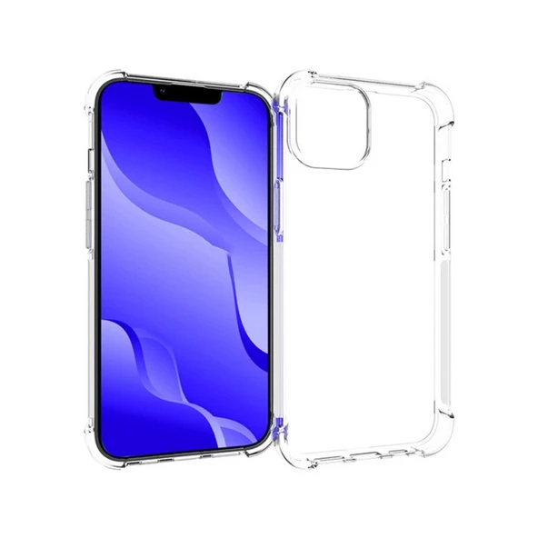 Smcase iPhone 14 Plus Kılıf Darbe Korumalı Tpu Silikon  Nano Ekran Koruyucu ürün görseli 1