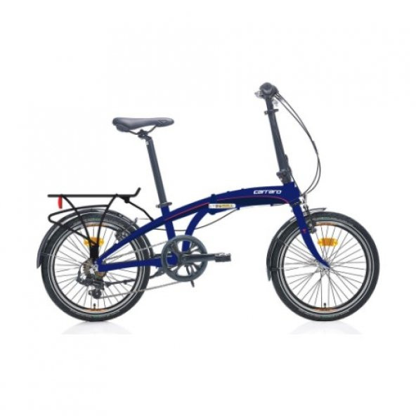 Carraro Flexi 107 20 Jant 7 Vites İtalyan Katlanır Bisiklet lacivert ürün görseli 1