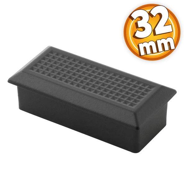 Monte Düğme Çekmece Dolap Dolabı Kapak Kulpu Kulbu Plastik Mat Siyah Kulpları 32 Mm Mobilya Mutfak ürün görseli 1