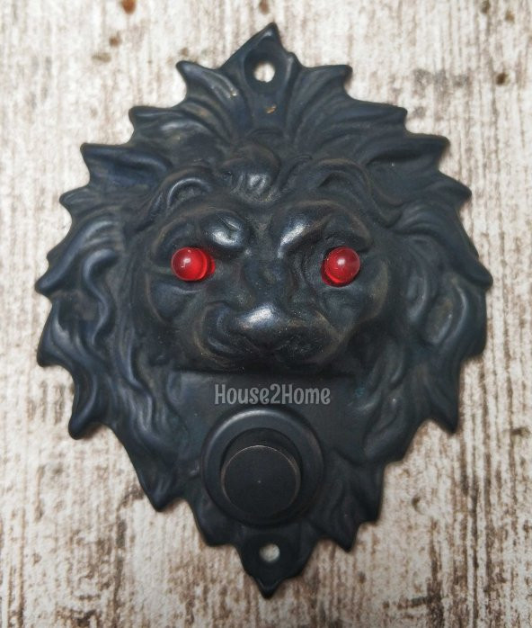 House2home El Yapımı Pirinç Aslan Kapı Zili ürün görseli 1
