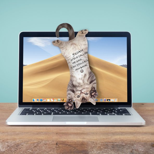 Mustard Cat Asılabilir Notluk - Resim 4