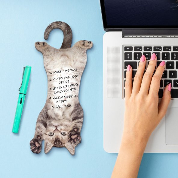 Mustard Cat Asılabilir Notluk - Resim 10