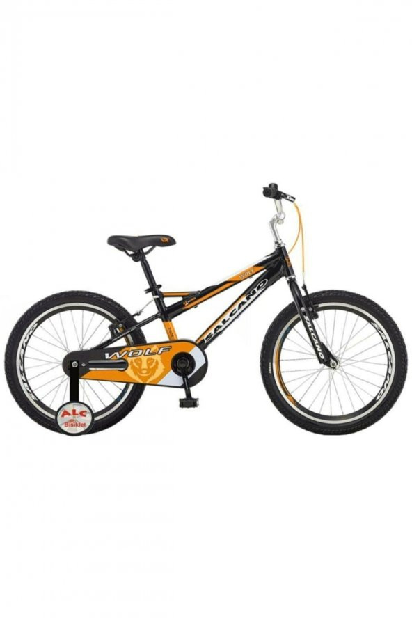 Salcano Wolf 16 Bmx Alüminyum Çocuk bisikleti Siyah turuncu beyaz ürün görseli 1