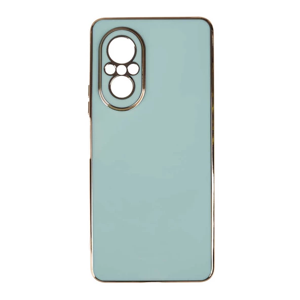 Huawei Nova 9 SE Kılıf Zore Bark Kenarları Altın Renk Kılıf ürün görseli 1
