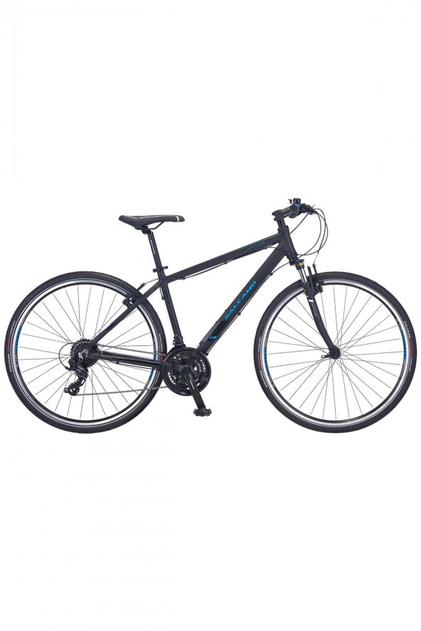 Salcano City life 24s V - Full Shimano 24 Vites - 20" Şehir ve Gezi Bisikleti siyah kırmızı ürün görseli 1