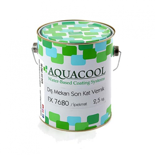Aquacool Su Bazlı Dış Mekan Parlak Vernik FX7680 2.5 Kg ürün görseli 1