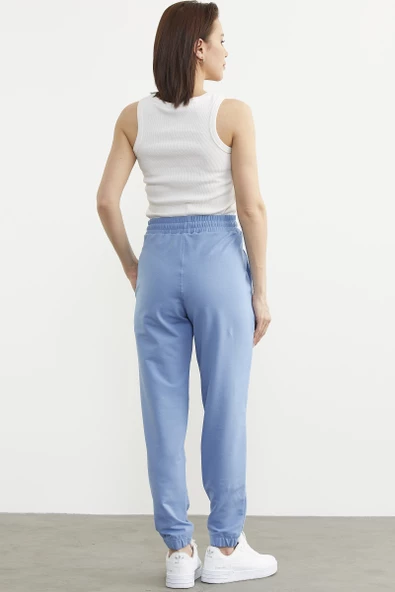 Jogger Eşofman Altı - Mavi - Resim 5