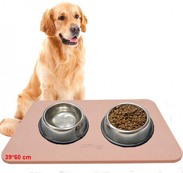 Diatomite kedi köpek suluk altlığı. süper emici ürün görseli 1