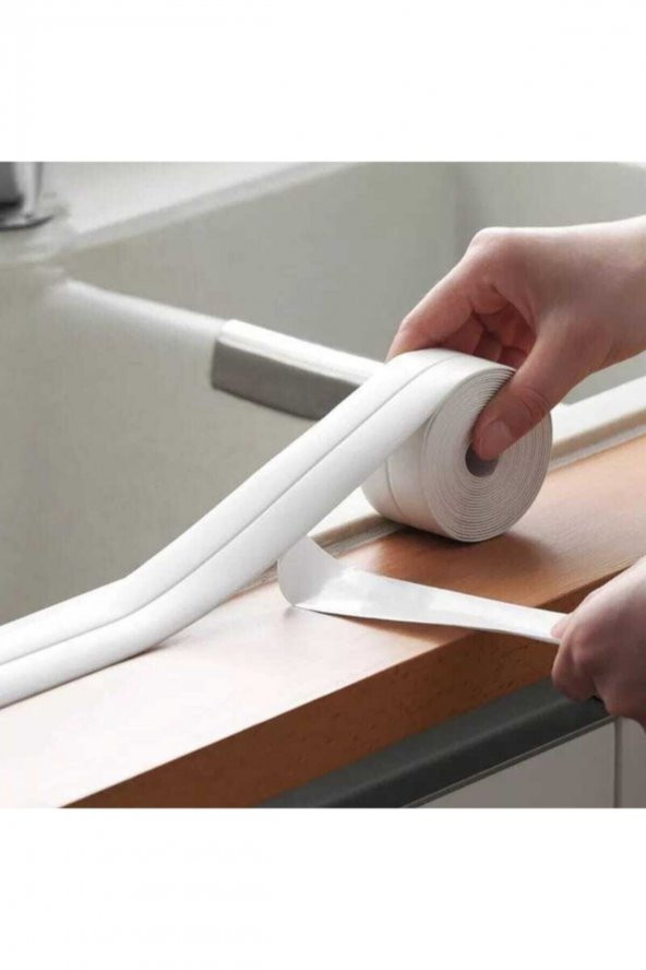 3.2 M Banyo Küvet Mutfak Lavabo Beyaz Su Sızdırmaz Bant Su Geçirmez Kenar Bandı Sızdırmazlık Tamir ürün görseli 1