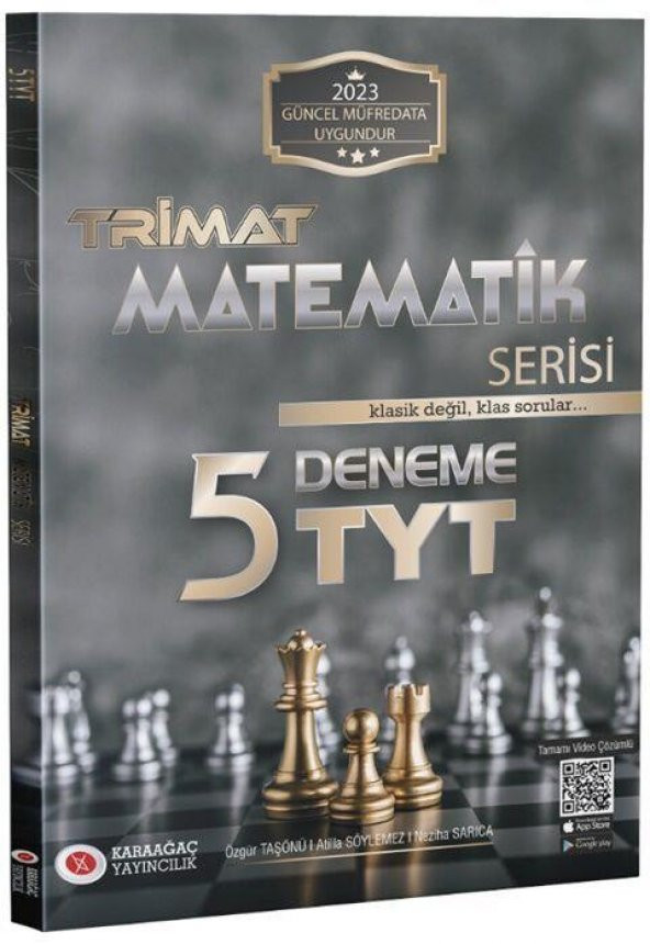 2023 TYT Matematik Trimat Serisi 5 Deneme Karaağaç Yayınları ürün görseli 1