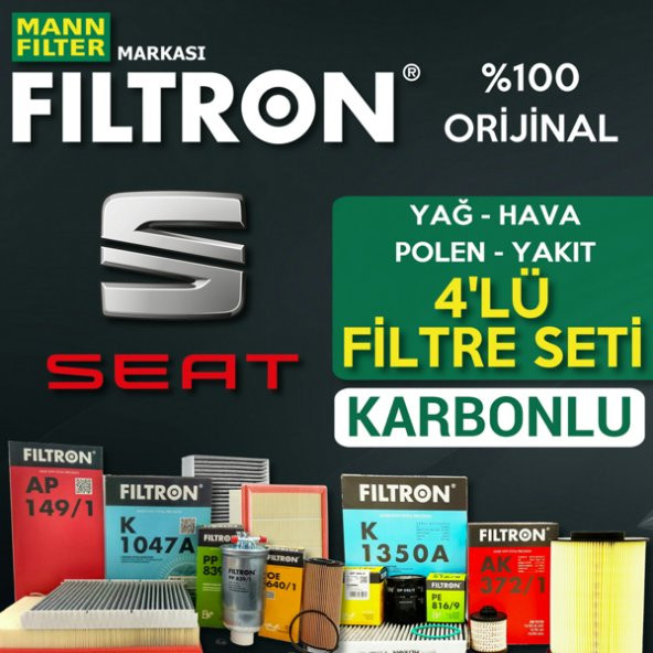 Seat İbiza 1.4 Filtron Filtre Bakım Seti 2009-2014 ürün görseli 1