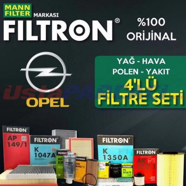 Opel Astra H 1.3 CDTI Mann Filtron Filtre Bakım Seti 2005-2013 ürün görseli 1