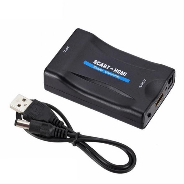 Scart To Hdmi AV Video Çevirici Dönüştürücü Adaptör ürün görseli 1