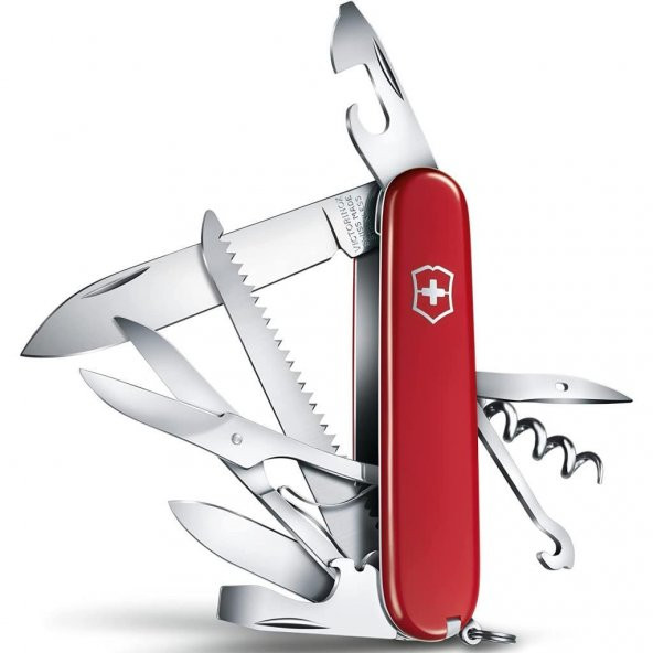 Victorinox 1.3713.B1 Huntsman 15 Fonksiyon İsviçre Çakısı - Kırmızı ürün görseli 1