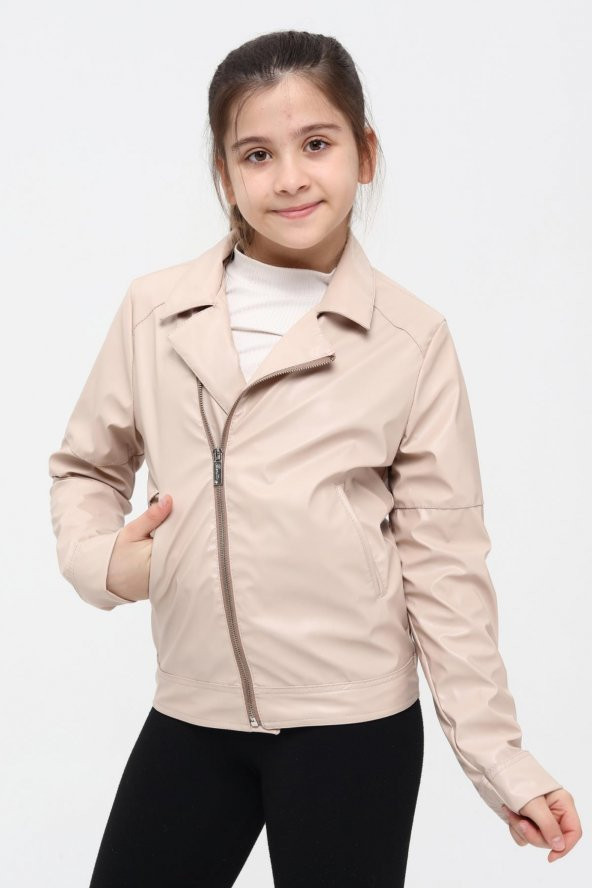 Benittokids Kız Çocuk Deri Ceket 51262 - Resim 2