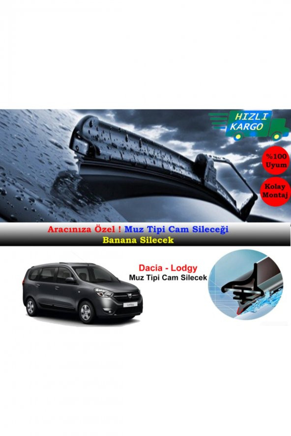 Inwells Dacia Lodgy Muz Silecek Takımı 2016-2019 ürün görseli 1