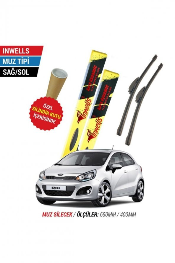 Inwells Kia Rio Inwells Muz Silecek Takımı (2012-2017) ürün görseli 1