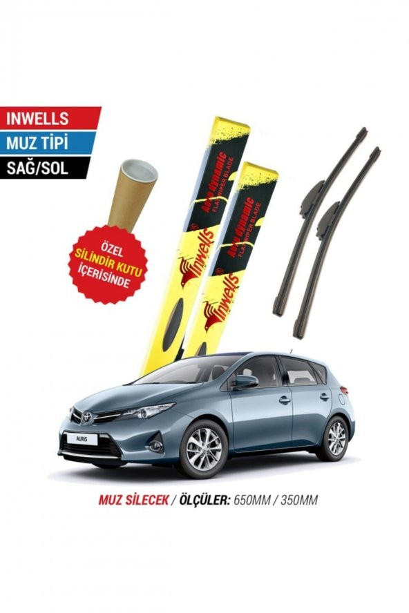 Inwells Toyota Auris Inwells Muz Silecek Takımı (2013-2019) ürün görseli 1