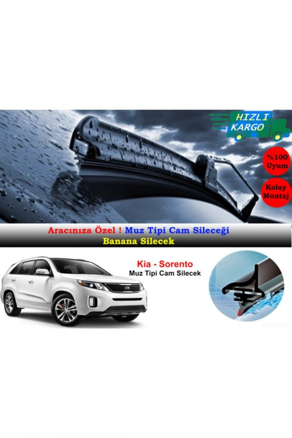 Inwells Kia Sorento Muz Silecek Takımı 2010-2015 ürün görseli 1