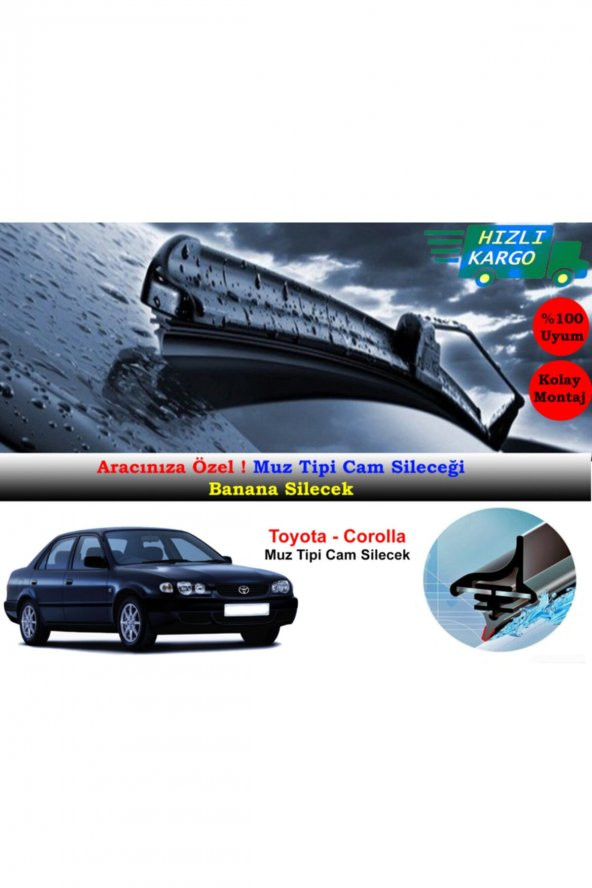 Inwells Toyota Corolla Muz Silecek Takımı 1992-2001 ürün görseli 1